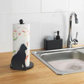 Immagine prodotto Wenko Papierrollenhalter Katze passend für haushaltsübliche Küchenrollen