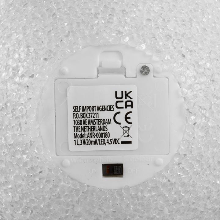 Actual product image S.I.A Ball 18cm Warm White LED (1 -part)
