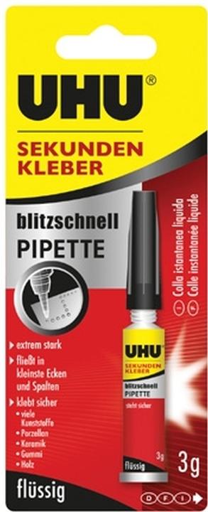 Actual product image UHU Superglue pipette (3 g)