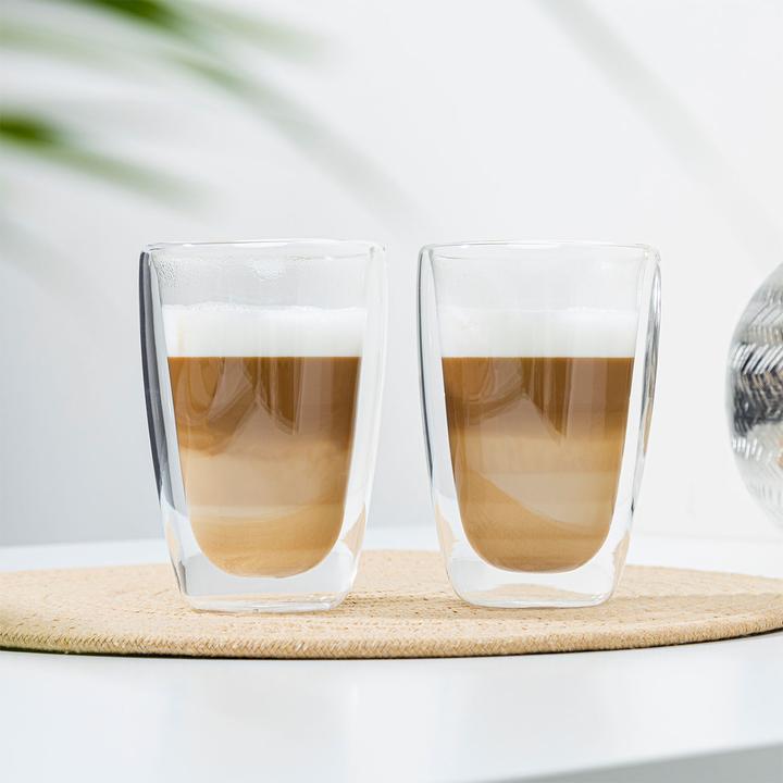 Actual product image Fs-Star Latte Macchiato Glass Set of 2 Double Walled (400 ml, 2 x)