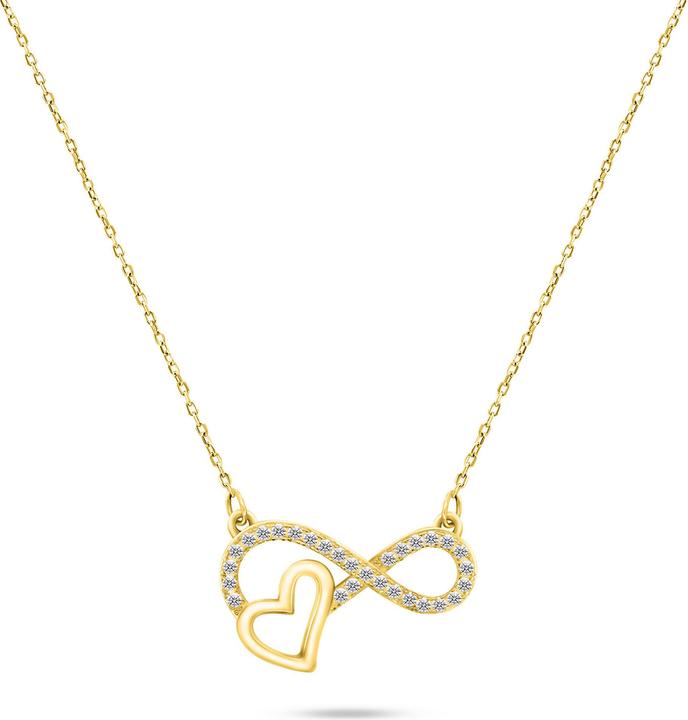 Immagine prodotto Brilio Argento - Delicata collana infinita placcata oro NCL54Y