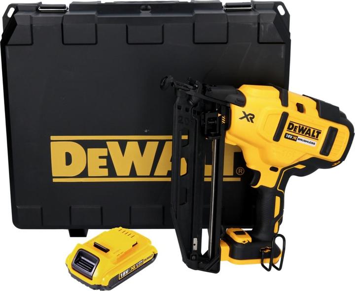 Productafbeelding DeWalt DCN 660 N Accu spijkerapparaat 18 V 32 - 63 mm Borstelloos + 1x accu 2.0 Ah + koffer - zonder lader