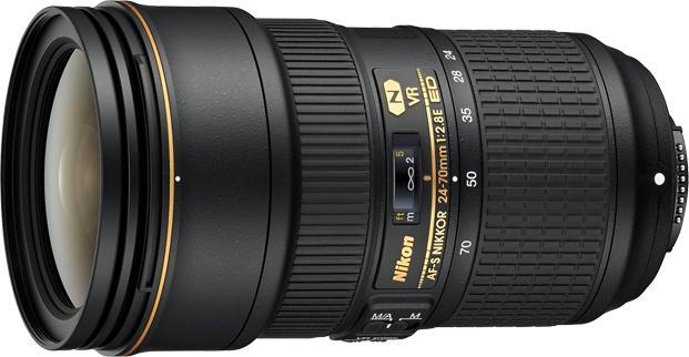 Actual product image Nikon AF-S Nikkor 24-70mm f/2.8E ED VR (Nikon F, full size)