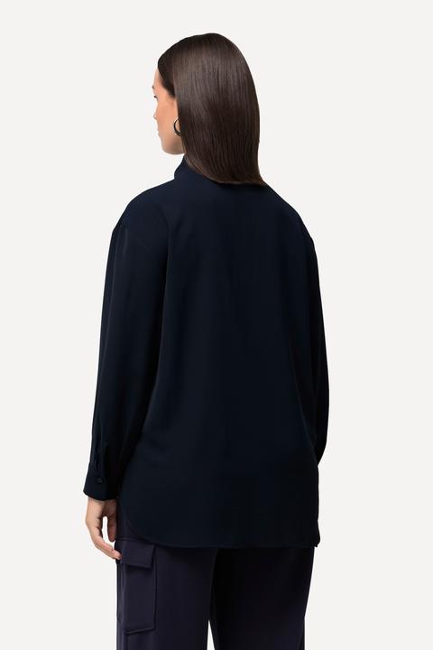 Produktbild Ulla Popken Tunika, Zipper, Oversized, Stehkragen, Langarm (42, 44)