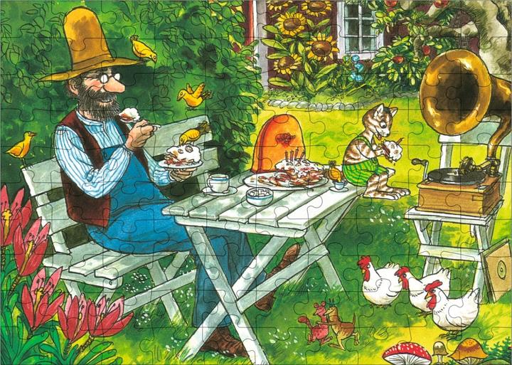 Immagine prodotto Puzzle di Pettersson e Findus nel libro (100 pezzi)
