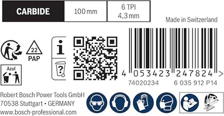 Actual product image Bosch Professional Zubehör Expert Fiber Plaster T141HM