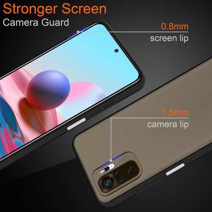 Produktbild Cadorabo Hybrid Matt Cover (Xiaomi Redmi Note 10)