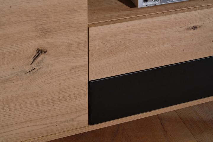 Produktbild FineBuy TV Schrank Lowboard 150x60x40 cm Eiche Fernsehkommode Fernsehschrank (150 x 40 x 60 cm)