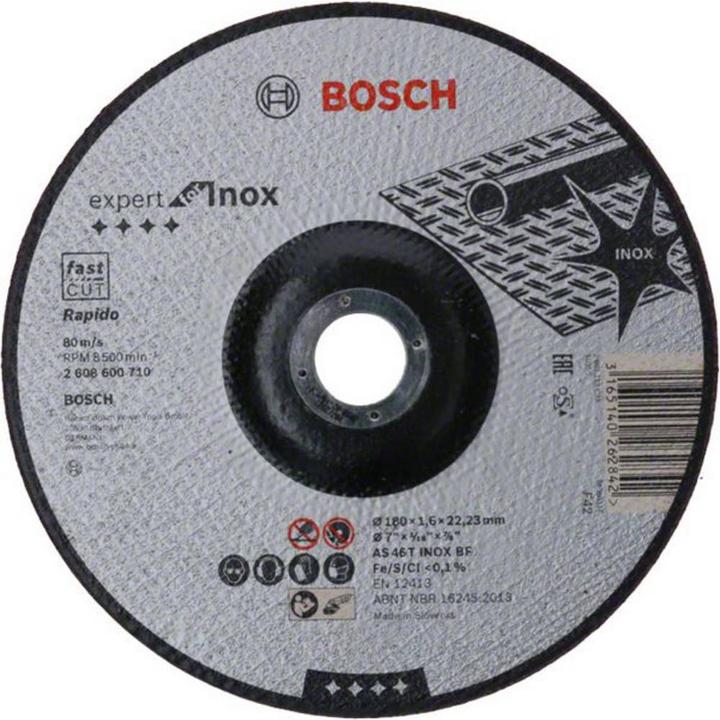 Produktbild Bosch Professional Zubehör PRO Stainless Steel and Metal Trennscheibe, 180 x 1,6 x 22,23 mm