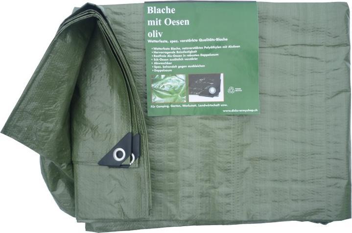 Armee Shop Bâche avec oeillets - olive - 10x12m
