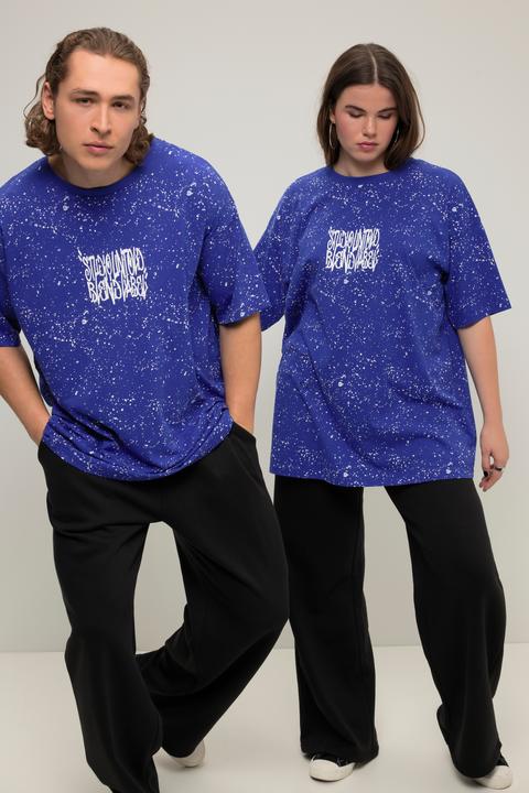 Immagine prodotto Studio Untold T-Shirt, oversized, Sprenkel, Rücken Print, Rundhals, Halbarm, Unisex (M)