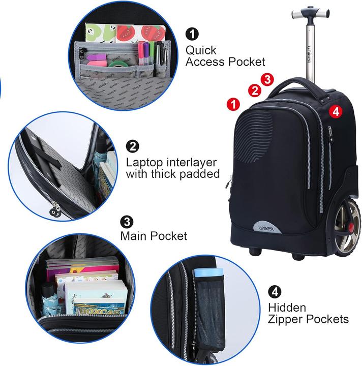 Produktbild Uniker Rollen-Laptoptasche für 14-Zoll-Laptops