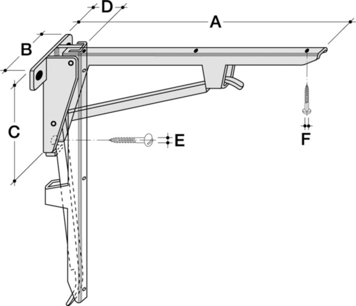 Produktbild Hebgo Klappkonsole