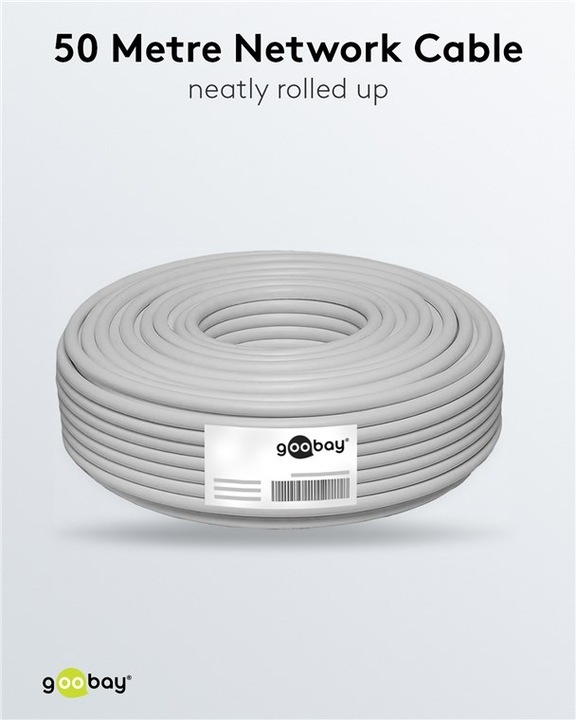 Actual product image Goobay Network cable (S/FTP, CAT6, 50 m)