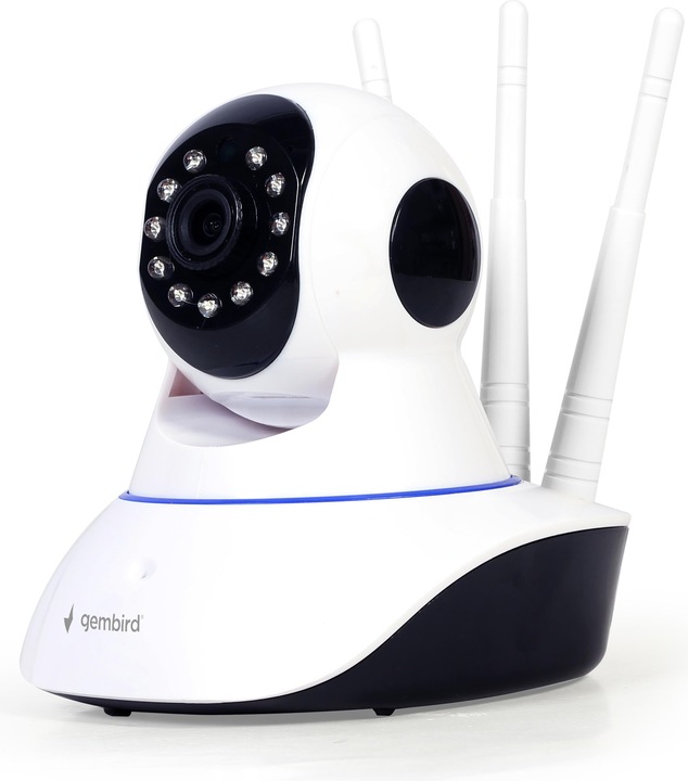 Gembird IP-Cam Smart WiFi 355°Rotat. 120°Tilt.wink. (1920 x 1080 Pixels)