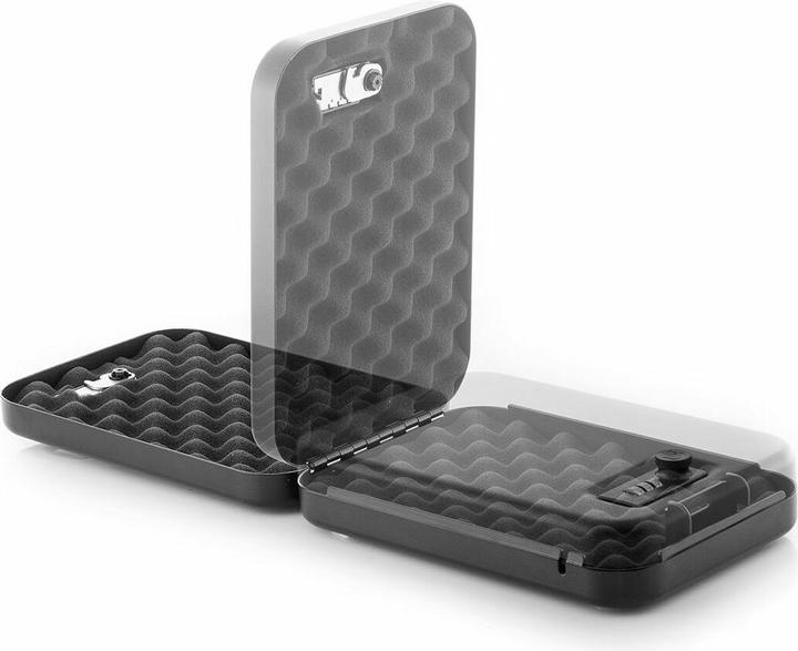 Image du produit InnovaGoods Coffre-fort portable - Noir - Fer (2.23 l)