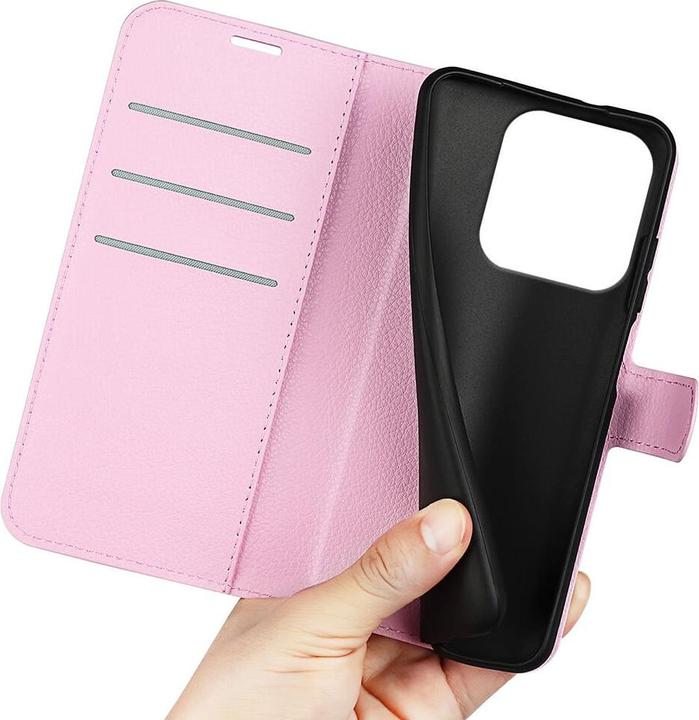 Actual product image Cover-Discount Xiaomi Redmi Note 14 4G - Leder Etui Hülle (Xiaomi Redmi Note 14)