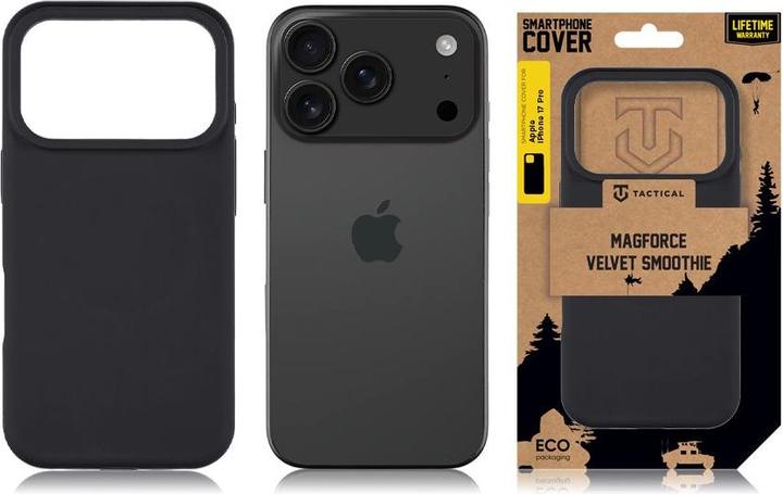 Actual product image Tactical MagForce Velvet Smoothie Cover für Apple iPhone 17 Pro Asphalt (Apple iPhone 17 Pro)