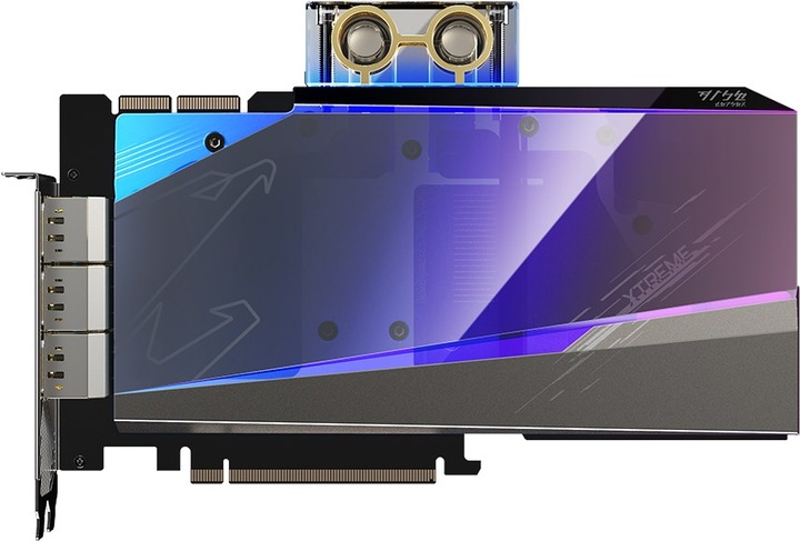 Actual product image Gigabyte Aorus GeForce RTX 3090 Xtreme Waterforce WB 24G, 24576 MB GDDR6X (24 GB)