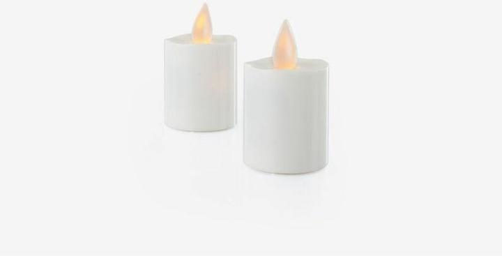Actual product image STT LED Candle Set Magic 2-piece white (2x)