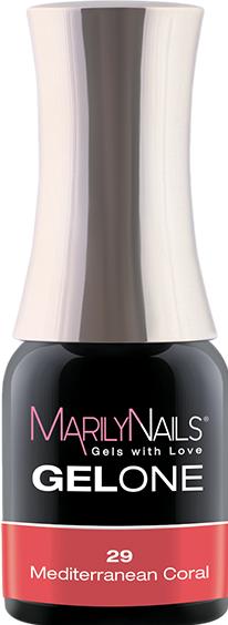 Immagine prodotto Marily Nails GELONE - 29 Corallo Mediterraneo (Corallo mediterraneo, Smalto per unghie effetto gel)