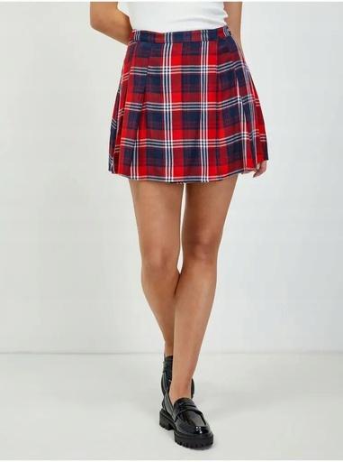 Image du produit Tommy Hilfiger Tjw Mini-jupe plissée à carreaux pour femme (M)
