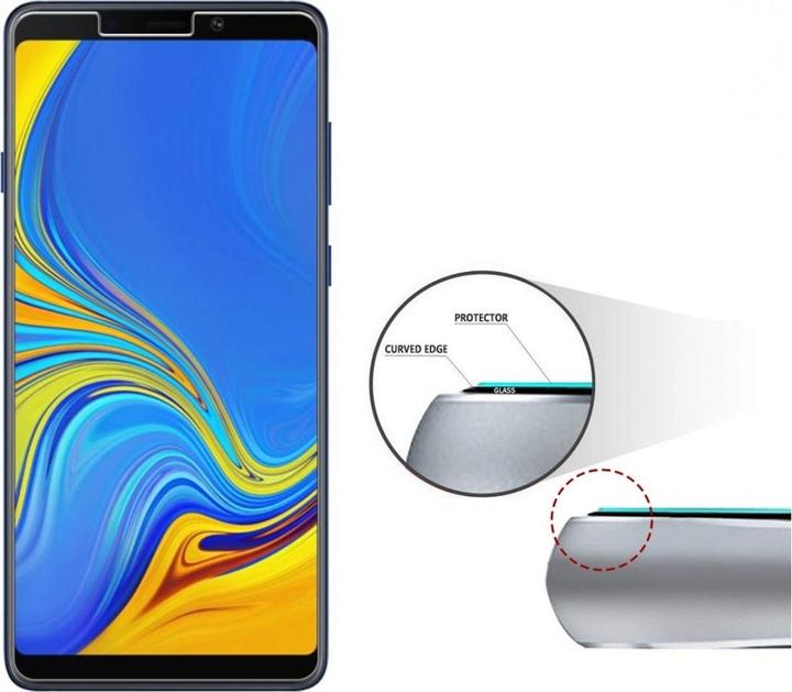 Produktbild Screenguard Samsung Galaxy A9 2018 Panzerglas Schutzfolie Case Friendly Design (1 Stk., Samsung Galaxy A9 (2018))