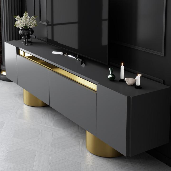 Produktbild Skye Decor Bohem Gold TV Stand (180 x 50 x 30 cm)