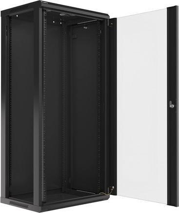 Immagine prodotto Lanberg Rack a muro 19" 27U 600X450mm nero (27 HE, Rack da 19 pollici)