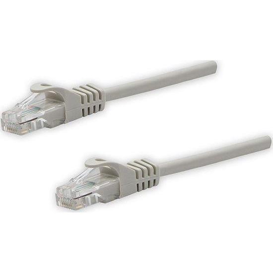 Nenurodyta UTP patchcord, Cat.5e, RJ45 M-10m, unshielded, gray, pure copper economy (UTP, CAT5e, 10 m), Netzwerkkabel