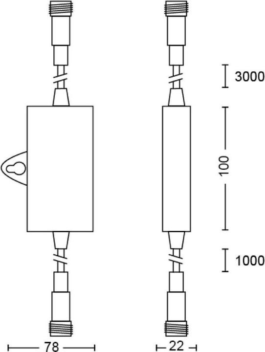 Produktbild Philips Outdoor Niedervolt Tageslichtsensor mit Timer