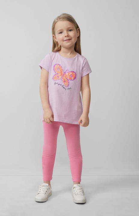 Actual product image S.Oliver T-Shirt T-Shirt mit Print und Pailletten (140)