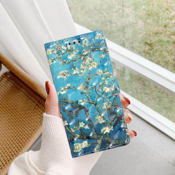 Produktbild Cover-Discount Galaxy A55 - Etui Glitzer Effekt Blüten (Samsung Galaxy A55)