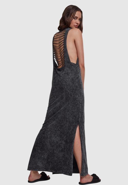 Actual product image Urban Classics Ladies Random Wash Back Cut Dress (M)