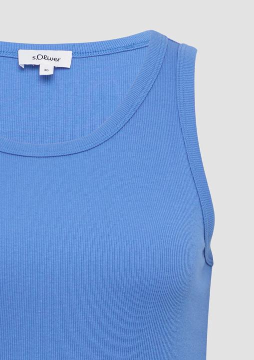 Produktbild s.Oliver T-Shirt Elastisches Top mit Rippstruktur (40)