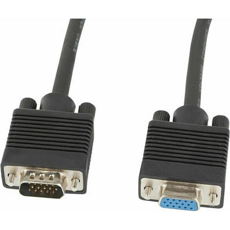 Lanberg Nero Ca-Vgac-10Cc-0018-B+ Cavo Vga 1,8 M Vga (D-Sub) (1.80 M), Cavo Video