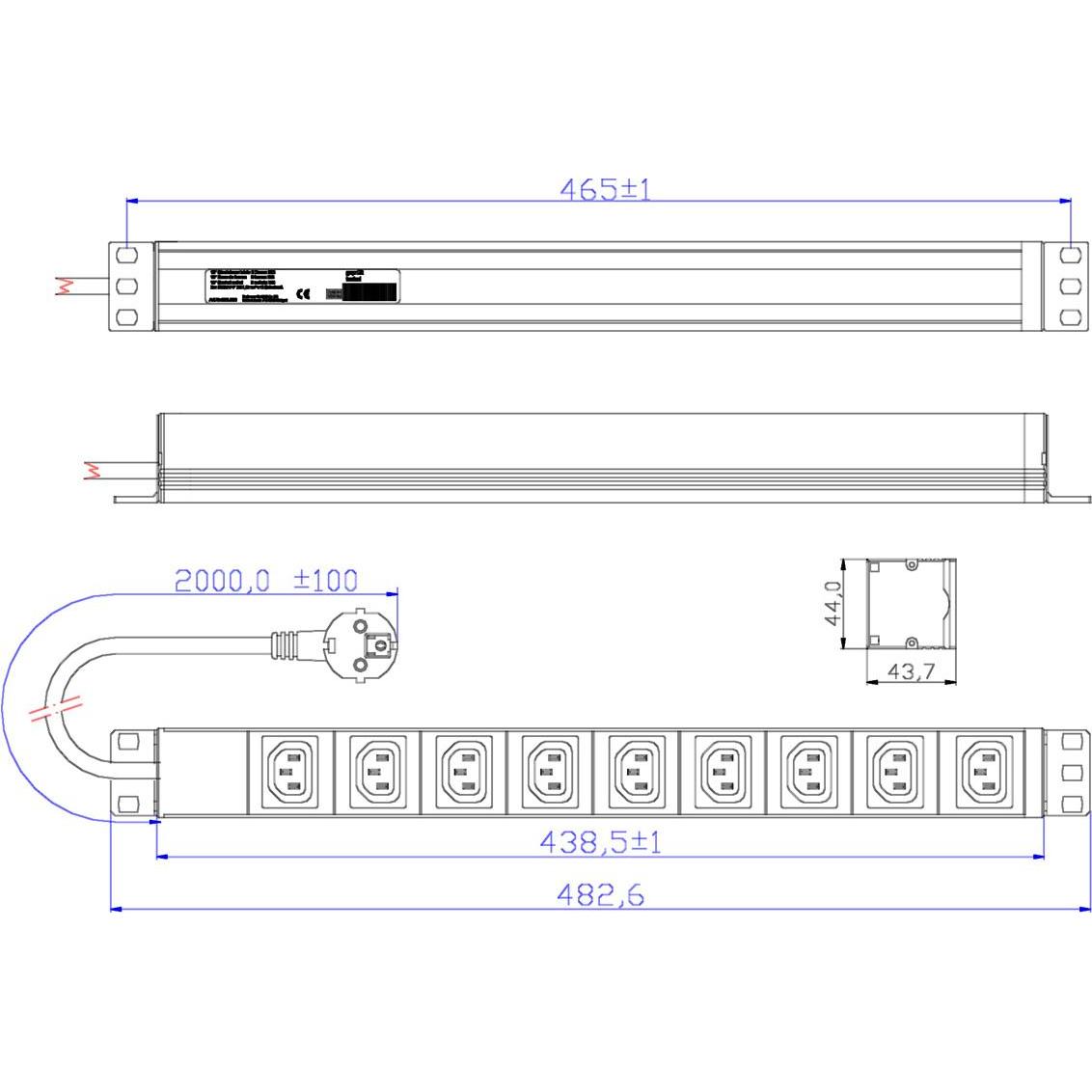 Thumbnail - Bachmann IT PDU 19" System C13, USV Zubehör