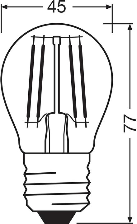 Produktbild Osram Led Retrofit Classic P (E27, 806 lm, 1x)