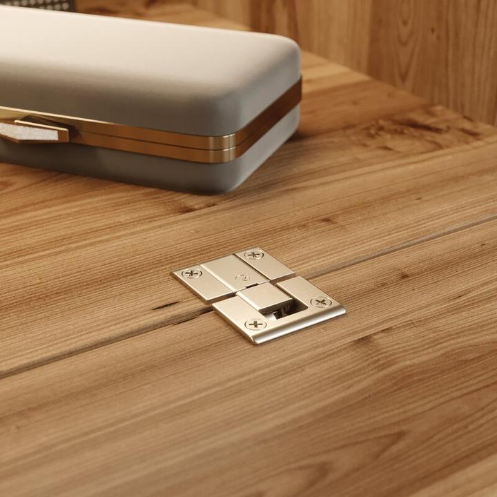 Actual product image Italiana Ferramenta Klappenscharnier Kimana vernickelt