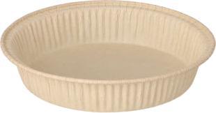 Produktbild Papstar Backform "pure", rund, 220 ml, braun aus Pergamentpapier mit Silikonschicht, gefriergeeignet (13.80 cm)