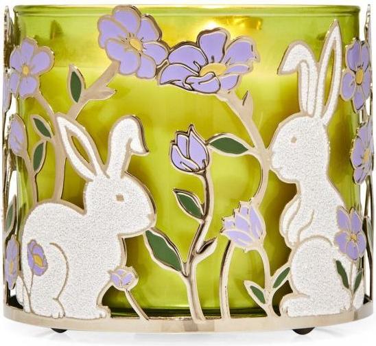 Bath & Body Works BBW Bunnies & Blooms Candle Holder