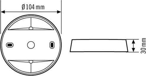 Actual product image Esylux EsyluxSurface mount boxCIP20silver