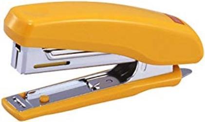 Max Stapler HD-10NX yellow, small stapler (16 Sheets)