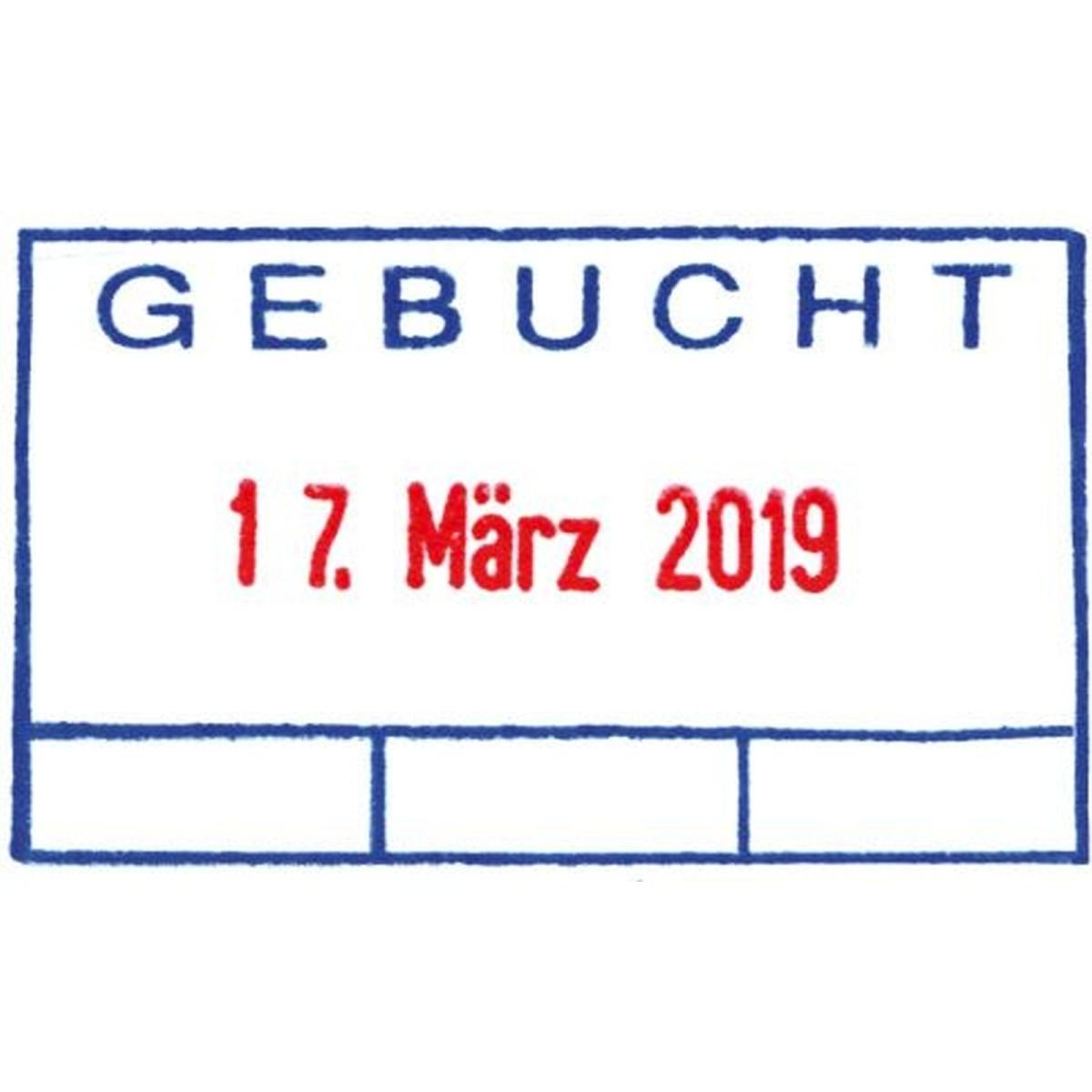 Thumbnail - Trodat, Stempel, Textstempel Gebucht 4750 40x23mm