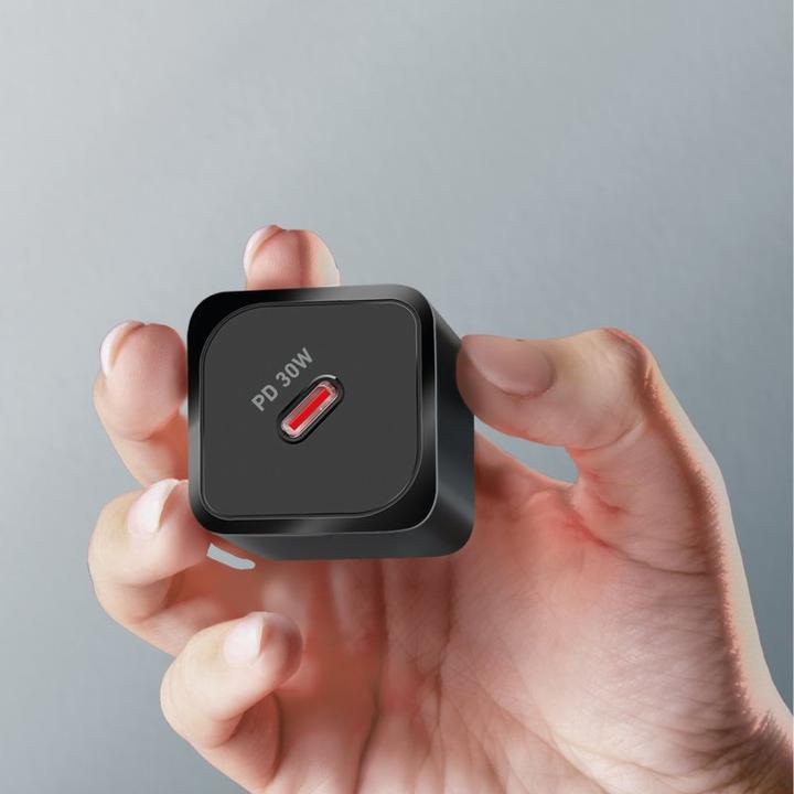 Actual product image SBS Charger GaN USB-C PD 30W black (30 W)