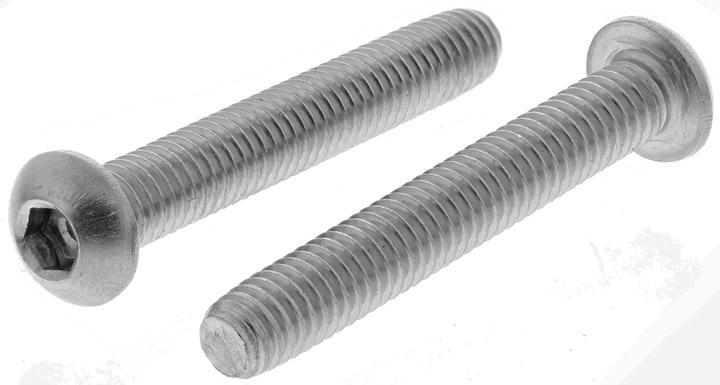 Actual product image RS PRO Screws lens head M6x40mm