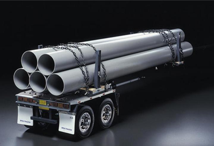 Actual product image Tamiya 1:14 RC Stake Telescopic Semi Trailer BS (Kit)