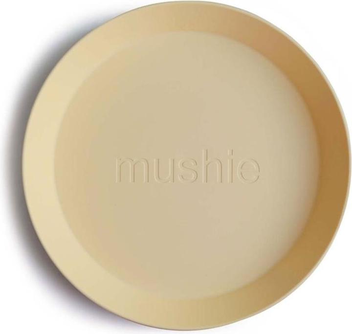 Immagine prodotto Mushie Set di 2 piatti per bambini rotondi Pale Daffodil