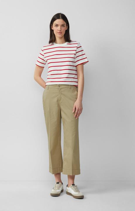 Actual product image S.Oliver Hose High-Rise-Culotte aus Baumwollstretch mit Bügelfalten (40)
