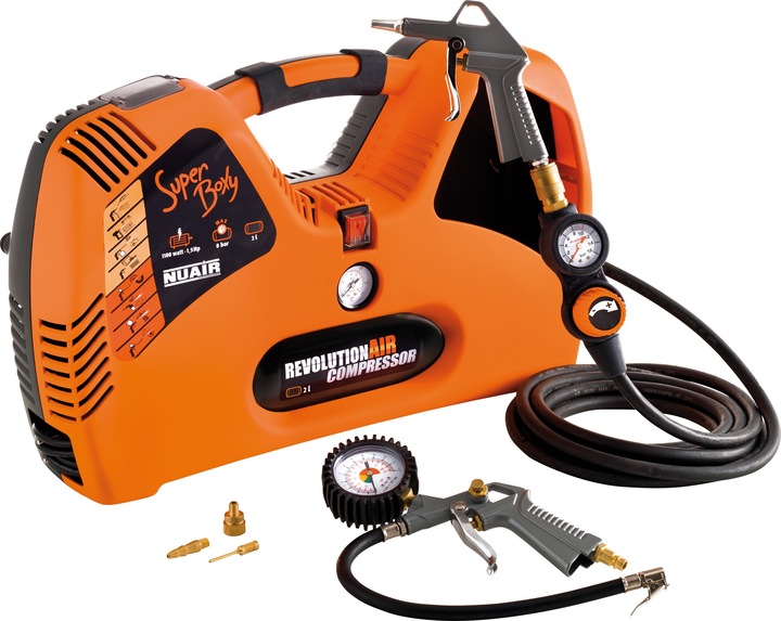 Actual product image Nuair Compressed air compressor 2 l 8 bar (8 bar, 2 l)